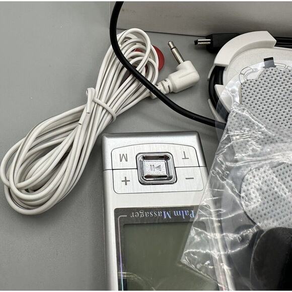 Massager Hand Therapy Palm Brand AB Digital Rechargeable Tested Working Complete - Picture 6 of 9
